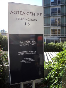 Pylon and Plinth for AOTEA Centre