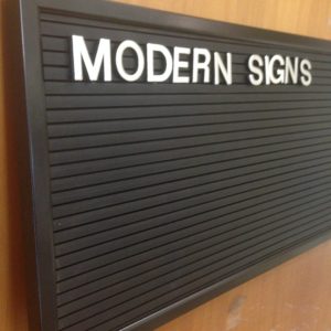 Interchangeable Letter Board 